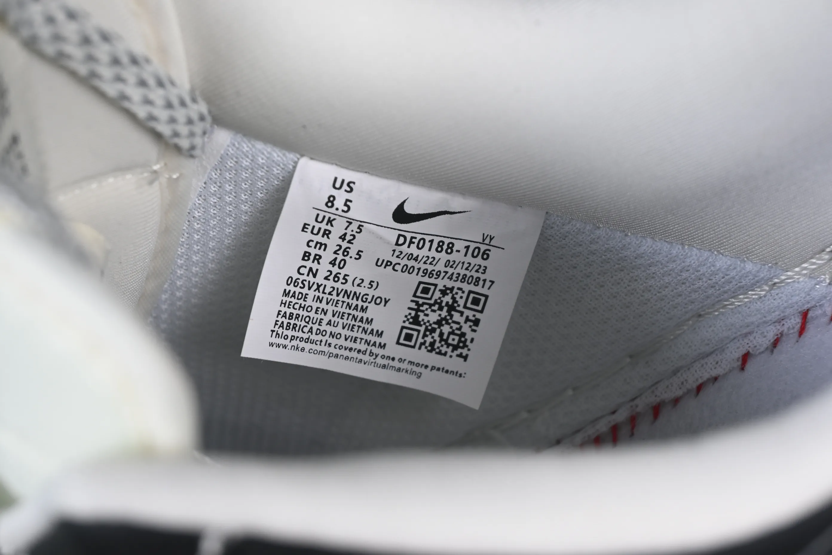 All categories Nk Air Force 1 Air Force series Nk Air Force 1 Low Air Force low-top Nike Air Force 1'07 Low Supreme joint beige black red Air Force 1 low-top casual sneakers DF0188-106